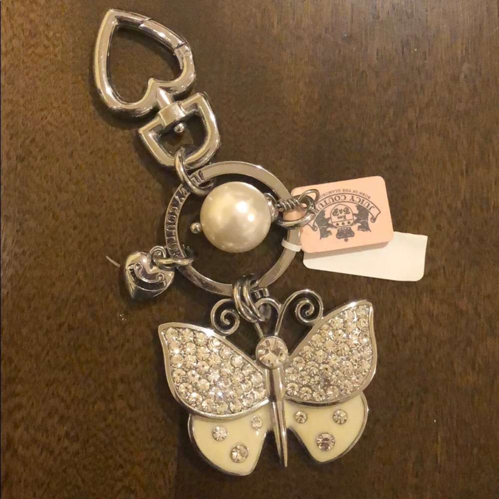 Juicy Couture Butterfly Keychain